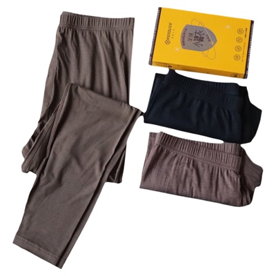 莹柔小罐衣男秋裤薄款保暖裤