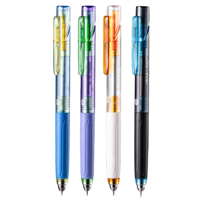 得力按动中性笔低重心防晃动2支