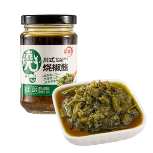 菜欢欢炭烤烧椒酱虎皮青椒酱