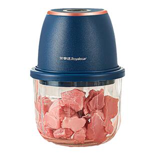 荣事达捣蒜器家用打蒜器电动蒜蓉蒜泥神器婴儿辅食玻璃六叶绞肉机