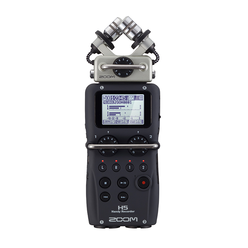 ZOOM H5 手持便携立体声多轨录音机录音笔串联单反采访直播婚庆