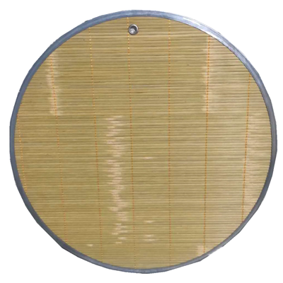 双面青竹铁艺包边饺子帘圆形锅排