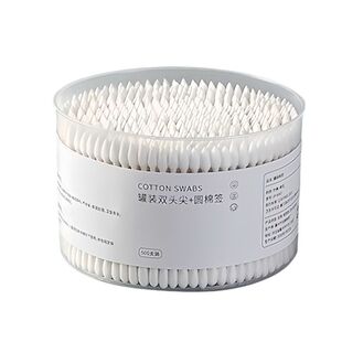双头棉签掏耳朵化妆一次性卫生棉棒清洁挖耳勺棉花棒家用尖头盒装