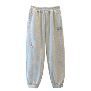 男童裤子秋冬款儿童运动裤2025新款中大童冬季加绒胖男孩保暖卫裤