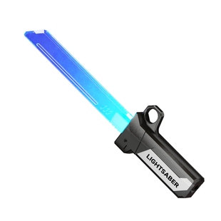 对插双刀发光双刃伸缩流光剑玩具刀新款男孩旋转激光剑武士二合一