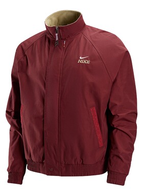 Nike耐克男外套马年限定新年款摇粒绒里料上衣红色夹克IQ3705-613