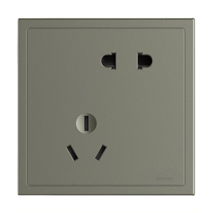 德力西开关插座86型暗装面板一开二开双控五孔16A电视电脑网CD212