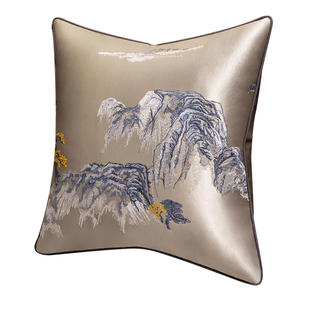 新中式抱枕靠垫中国风沙发靠背床头靠背靠山客厅靠枕腰枕