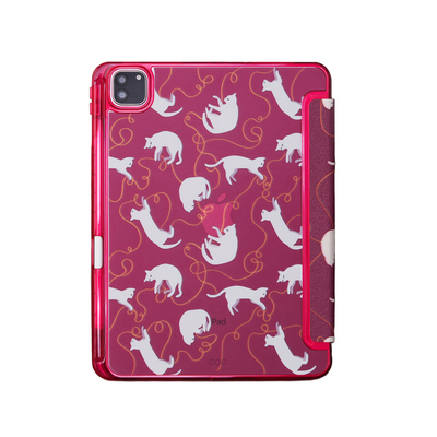 苹果ipadair6/7保护套防摔蚕丝纹