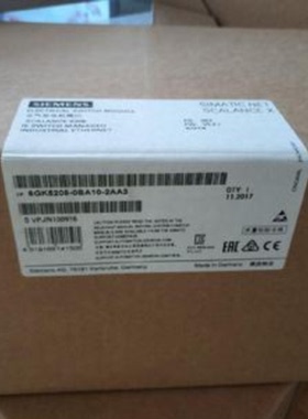 议价6GK5208-0BA10-2AA3 X208交换机6GK5 208 6GK52O8OBA1O2AA3原