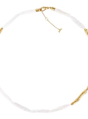 Céleste天然巴洛克牙签珍珠项链