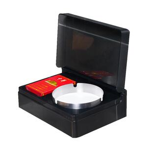 卫生间烟灰缸免打孔壁挂式时尚烟灰盒缸创意挂壁厕所多功能烟灰架