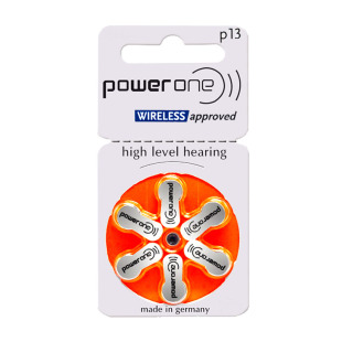 德国进口powerone助听器电池a13 P13P675P312P10峰力适用于西门子