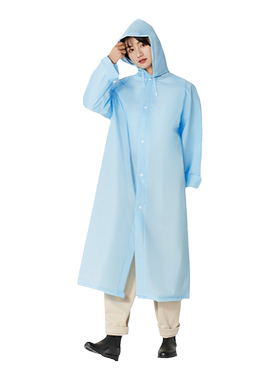 天堂伞加长雨披成人电动车户外遮雨纯色雨衣全身连体便携雨衣男女