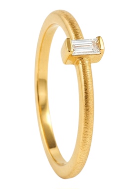 时髦个性叠戴925银拉丝冰糖戒指