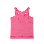 CryingCenter  假两件彩点纱吊带毛边背心 哭喊中心