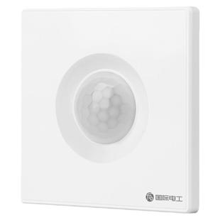 86型声光控加人体感应开关二合一红外线声控智能220V楼道延时面板