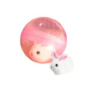 网红同款仓鼠球儿童机器人变形玩具小兔子宝宝爬行滚球逗猫狗玩具
