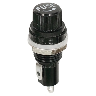 5*20mm玻璃管250V保险丝座220V熔断器2a孔12mm盒15A管座10A底座