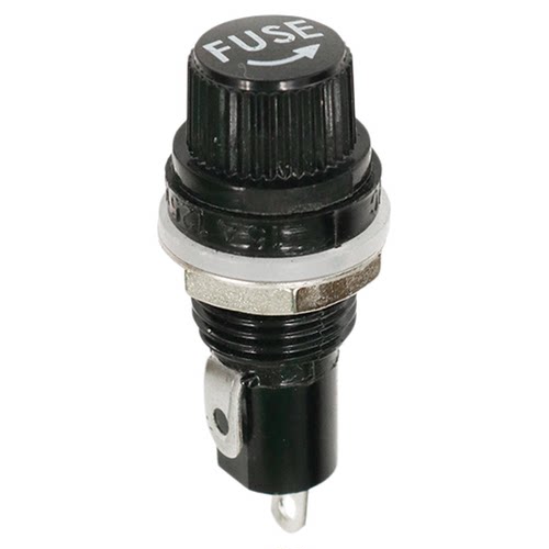 5*20mm玻璃管250V保险丝座220V熔断器2a孔12mm盒15A管座10A底座
