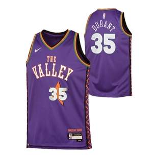 Nike耐克官方NBACity Edition大童凯文杜兰特儿童篮球服速干球衣