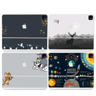 (现货)适用20/21/22款iPad Pro12.9寸妙控键盘贴纸inch透明保护膜MagicKeyboard键盘式air5智能双面夹11寸