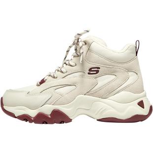 斯凯奇秋冬女款鞋时尚潮流休闲厚底熊猫鞋舒适加绒保暖高帮老爹鞋