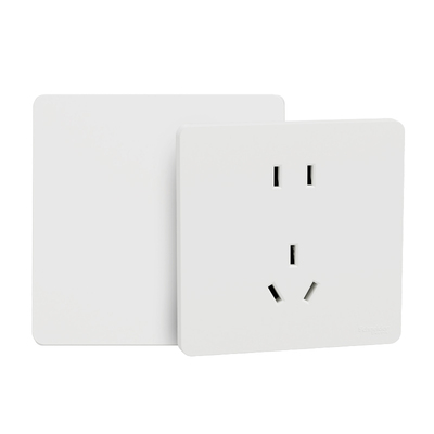 施耐德五孔套装开关插座面板