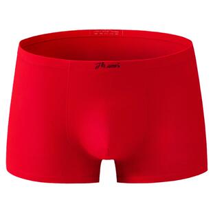 顶呱呱本命年红色好运内裤男士平角棉质女士底裤顶瓜瓜结婚短裤