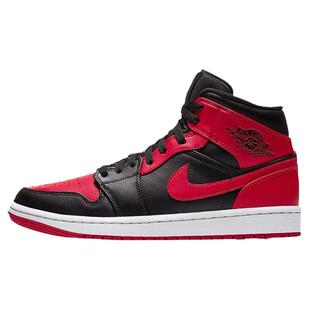 Air Jordan 1 MID AJ1中帮黑红小禁穿白灰芝加哥篮球鞋554724-074