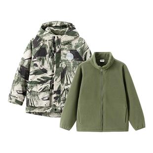 巴拉巴拉童装儿童羽绒服冬季外套男童女童加厚保暖外套时尚潮反季