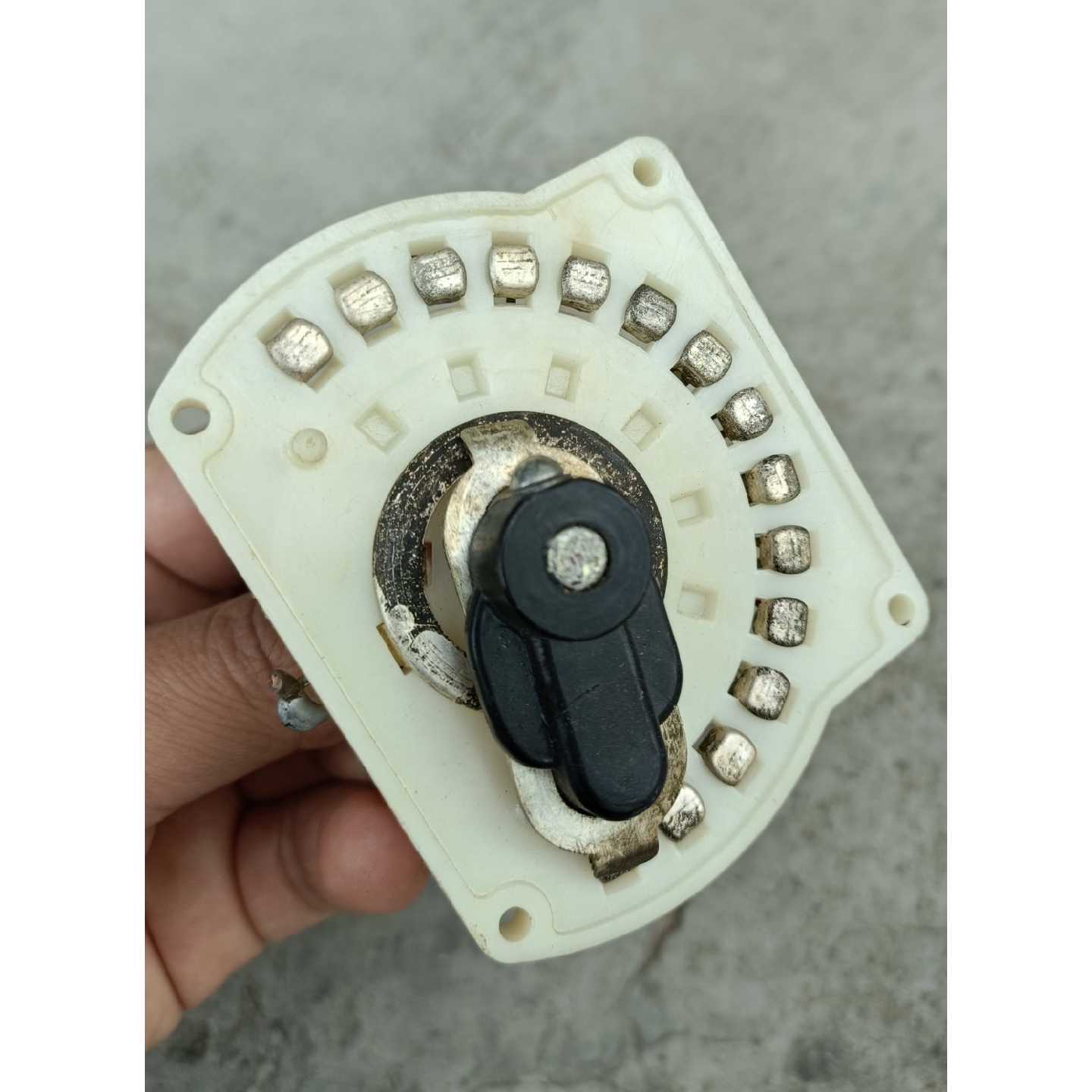 【议价-可维修】镀银波段开关 单层波段开关 老波段开关 旋转开关