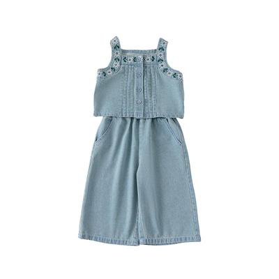 女童夏装套装2024新款童装女洋气