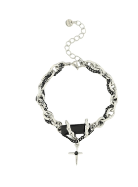 缠绕星芒钛钢手链男潮流高级感小众设计冷淡风百搭嘻哈男士手饰品