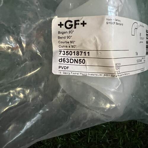 议价-GF d63DN50 PVDF弯头
