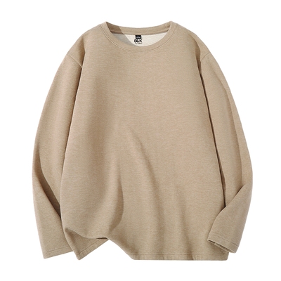 班尼路S&K系列驼色羊毛绒打底衫