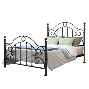 老匠铁艺床现代简约双人架子床北欧公主床单人铁床儿童家用小户型