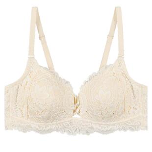 大胸显小胸内衣女款性感薄款收副乳聚拢防下垂蕾丝黑色文胸罩套装