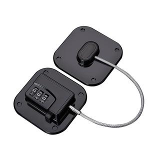 儿童安全锁冰箱抽屉柜子窗户玻璃推拉门专用固定卡扣免打孔密码锁