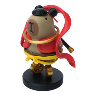 卡皮巴拉哪吒豚公仔摆件3D打印定制解压玩具国风桌面装饰品礼物