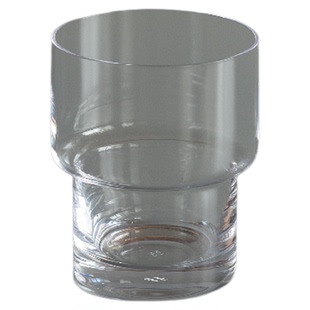 MUMO木墨生活 透亮玻璃杯 美式咖啡杯无铅晶质苏打气泡水玻璃杯