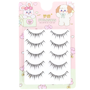 梦鹿W-51上睫毛甜美系假睫毛仙子女超自然新手拍照上镜整条一片式