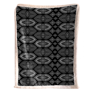 苏丹的游戏双层加厚羊羔绒毛毯冬季保暖几何图案奈费勒沙发盖毯