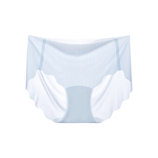 【自营】MEINS内裤女中腰2025新款冰丝无痕不夹屁屁不卡裆三角裤
