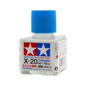 田宫x-20稀释溶剂擦拭珐琅模型