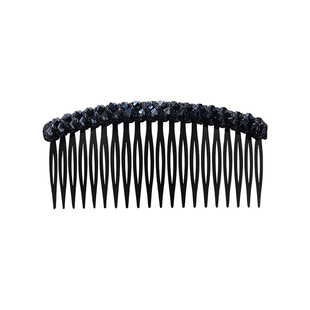 水钻防滑发梳插梳大号碎发整理神器毛发发卡大人后脑勺发夹女密齿