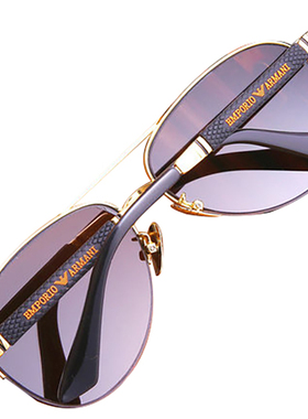 新款蛤蟆镜天然水晶男偏光