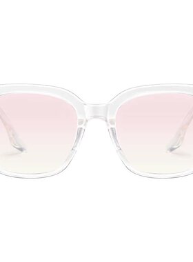 透白框渐粉片女款太阳镜