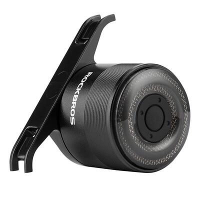 洛克兄弟自行车尾灯骑行安全警示