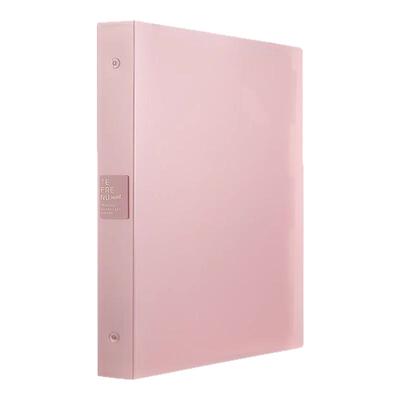 日本kingjim锦宫活页本珍珠色B5新升级大容量横线笔记本高颜值可拆卸不易咯手活页本子可换替芯记事本子